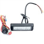 Mini LED įspėjimo lemputė 4 LED 12W