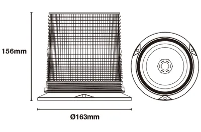 30W High Power LED Warning Beacon Light factory