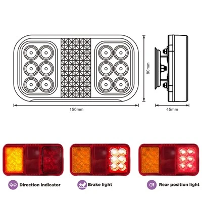 European Plug Led Truck Light factory