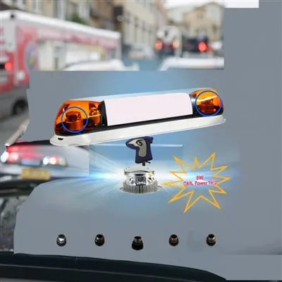 1.1M 16LED Rooftop Strobe Ambulance Emergency Warning Beacon Car Hazard Flash Construction Rotating Light Bar For Trucks price
