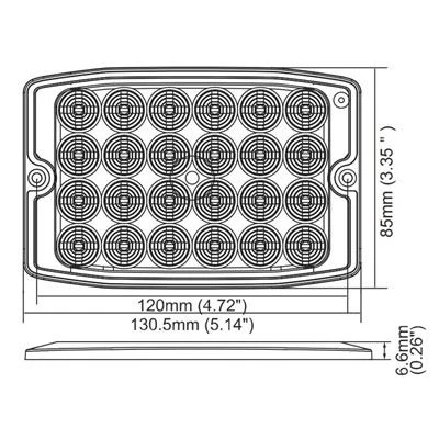 4 Row LED Strobe Light high quality
