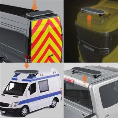 High-Visitbility R65 R10 Wireless 1200MM Amber LED Warning Lightbar For Fire Truck Ambulance Offroad price